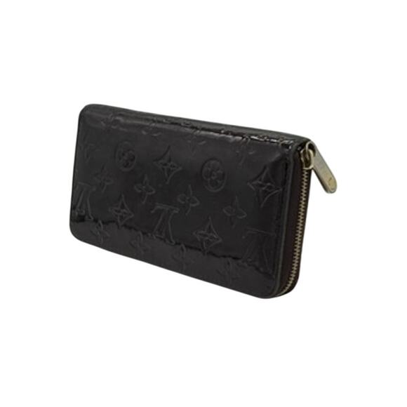LOUIS VUITTON Merlot Monogram Patton Leather Zip Continental Wallet*purple EUC - Picture 5 of 15